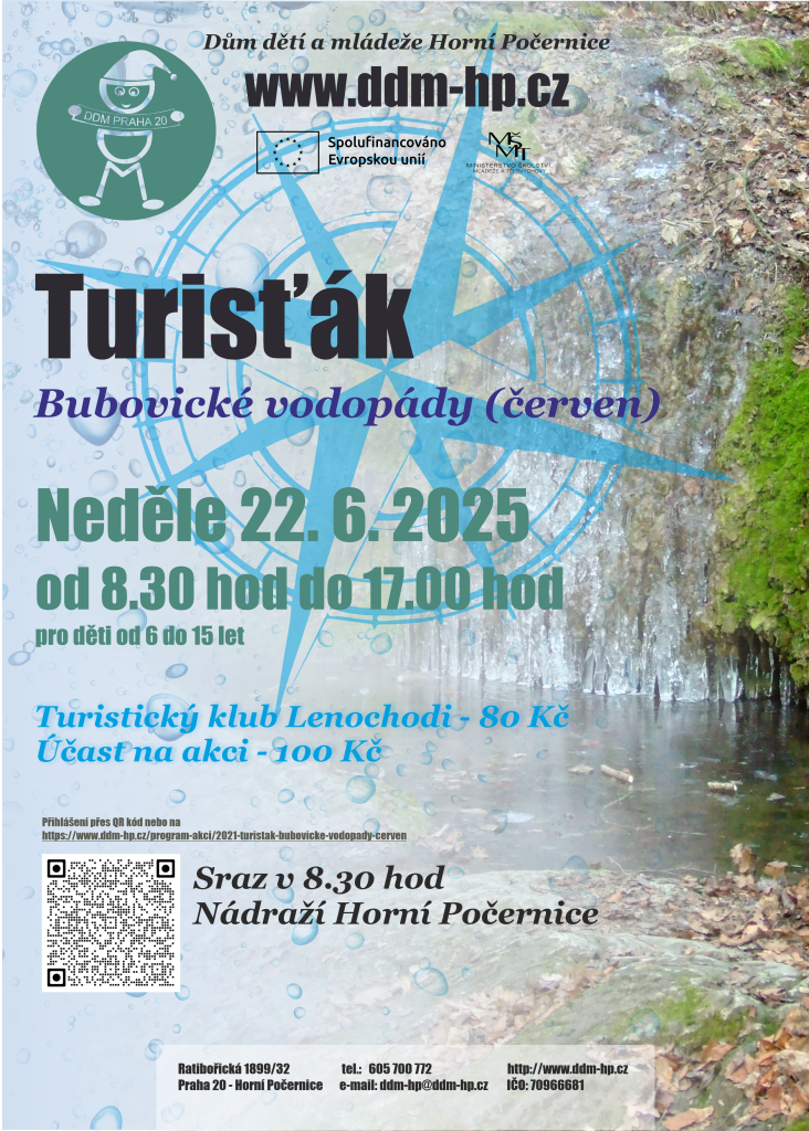 Turisťák – Bubovické vodopády (červen)