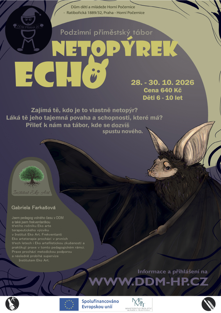 Netopýrek ECHO - podzimní příměstský tábor