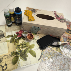 Krabička na kapesníky - Babinec