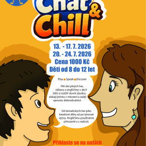 Chat and Chill Camp (příměšťák s angličtinou)